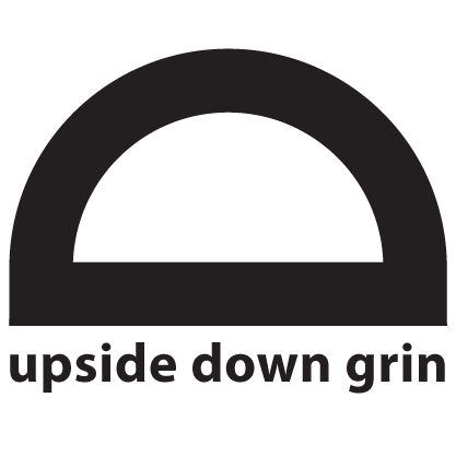 upside down grin