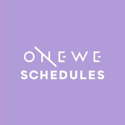 onewe_schedules Profile Picture