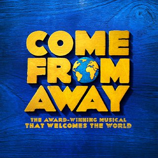 Because we come from everywhere, we all come from away. 🌍 Winner of four @OlivierAwards, including Best New Musical. On tour in 2024. 💙💛