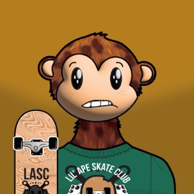 Lil Ape Skate Club is a NFT project that aims to take over the metaverse with 10,000 unique skating apes.