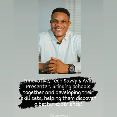 Innovative, Tech Savvy & Avid Presenter, Bringing Schools together and developing their skill sets, helping them discover a better experience