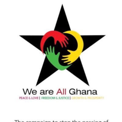 WeAreAllGhana's profile picture. A campaign to stop the passing of the LGBTQIA+ legislation in Ghana and to form a coalition of those who seek Justice, Equality and Human Rights for All 🌈