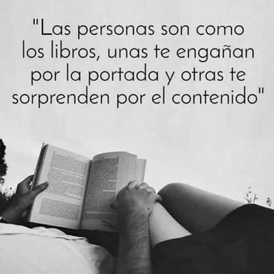 Vive cada segundo al máximo como si fuera el último, y asume las consecuencias de tus desiciones