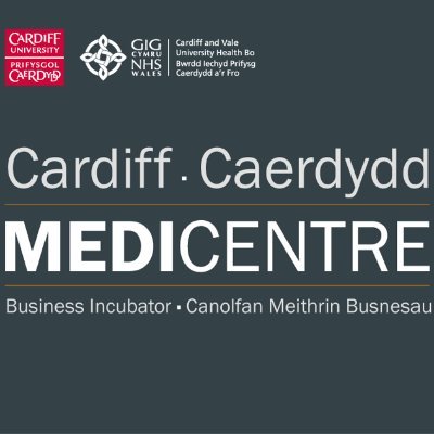 Medicentre_cf's profile picture. A joint-venture between @Cardiffuni/@CV_UHB
Cyd-fenter rhwng Cardiffuni/CV_UHB

#OfficeSpace #Labs #incubator #Medtech #Biotech #Healthcare