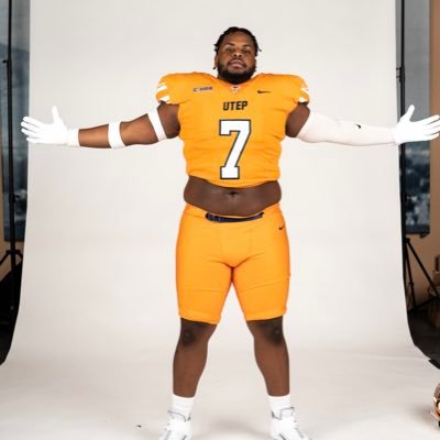 Defensive Tackle at the University of Texas at El Paso.  Positive Vibes 4eva 🧘🏾‍♂️