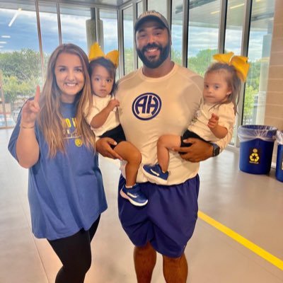 UMHB ALUM• former Tennis and soccer coach at Stinson now SAHM• Twin momma•Wife of Coach Nerio• Travel enthusiast• Football mom to the Alamo Heights Oline•