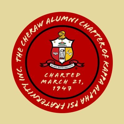 The Official Twitter of the Cheraw (SC )Alumni Chapter of Kappa Alpha Psi Fraternity, Incorporated. Charter on March 27, 1947. #Nupes #Achievement