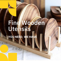 There's a long history of wooden dishes in Britain dating right back to the Iron Age. These are finely sharped well-polished wooden utensils at your doorstep.
