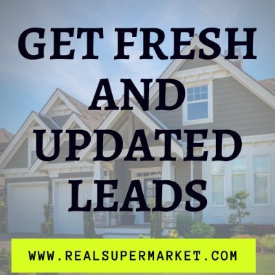 Samples available
Daily updated RE Motivated Seller lists, Distressed homeowners/properties, Probates, Evictions, Divorce, Code Violations & Tax lists.