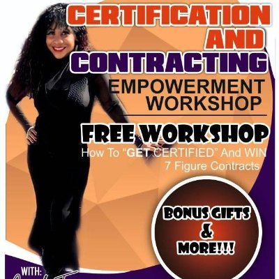 I coach/consult business owners of every industry how to WIN 7-8 figure PUBLIC, PRIVATE and GOVERNMENT CONTRACTS leveraging diversity certifications.