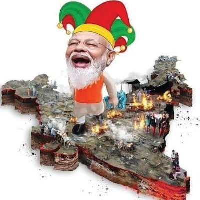 Elect a vile fascist clown, expect a circus of death & destruction. As Modi dismantles Indian democracy brick by brick, India descends into tyranny day by day.