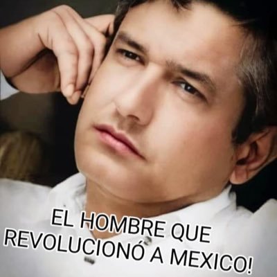 Mexicano orguyosamente representado por un gran hombre , AMLO