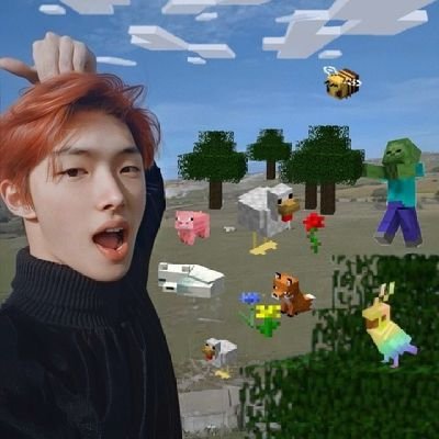 Los ateez y yo jugando minecraft ✩░◦〞 @ATEEZofficial