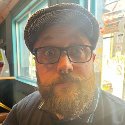 Big Beard Energy.
.
DJ. Gamer. Cinema regular. Music. Wrestling. Mental Health First Aider. Life Saver. Bearded Rascal.