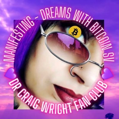 Dr Craig Wright Fan Club - #Satoshi #BSV is ₿itcoin₿ #Blockchain https://t.co/1C4fPwgrhp 💜DEBT CHANNEL: https://t.co/z8VoDXAFoW #Ceasefire 🇵🇸