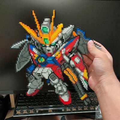 i like gunpla pixilart perlerbead