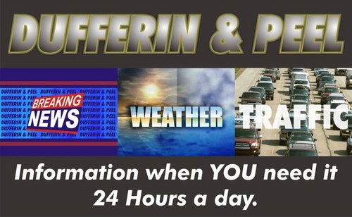 Instant News, Weather and Traffic reports covering Orangeville, Caledon, Bolton and surrounding areas. Avoid traffic hazards, closed roads and more!
