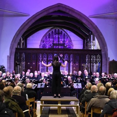 We are a friendly choir of 60+ members who perform four concerts a year, in conjunction with  @choralotley New members are always welcome.