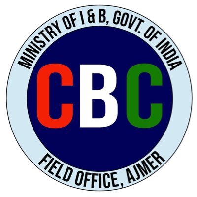 Official Twitter account of Central Bureau of Communication, Field Office, Ajmer (Rajasthan), M/o Information and Broadcasting, Govt. of India.