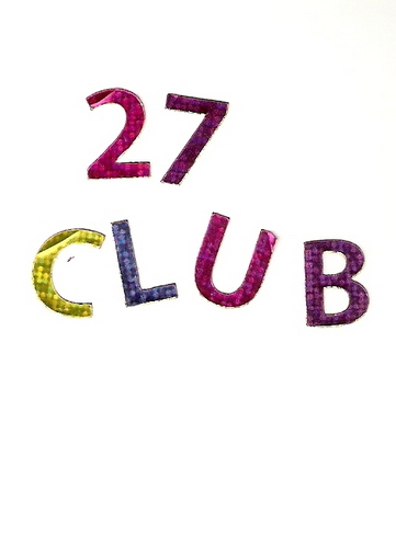 '27 Club' Is A Song-in-Progress. It's on youtube, has a blog and Facebook fanpage. It's part of the My365 project and is song number 205 http://t.co/jGHsZaUBqW