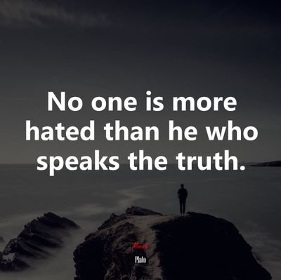 Speaking bitter truth openly is my experiment!