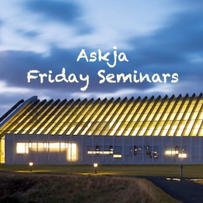 We organise weekly Biology seminars at the University of Iceland.
OPEN CALENDAR FOR FALL 2023 - DM us if you want to give a Friday Seminar!