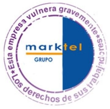 Marktel se siente orgullosa de ganar cada día más dinero,pagar menos a los trabajadores,hacerles trabajar más,quitar derechos,.. Es parte de nuestro ADN. Parody