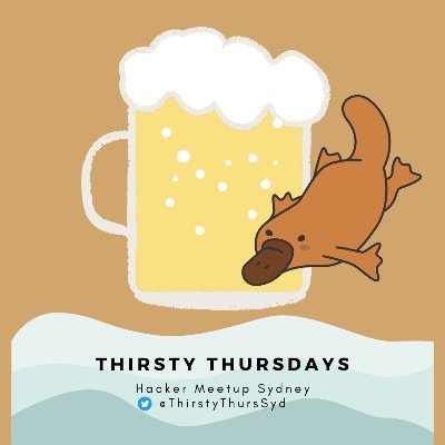 Twitter account for Thirsty Thursdays Sydney, a sydney based infosec meetup, DM for invite to drinks! All are welcome to come along.