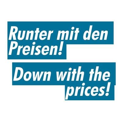 Die Preise müssen runter!
Kampagne gegen Inflation und Preissteigerungen aus Frankfurt/Main.
Telegram-Kanal unter: https://t.co/NVYIPvhUCa