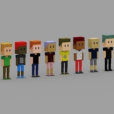 https://t.co/pIKdarP07E #Nft #Crypto #Nfts They are special characters made with the voxel character program. #Opensea