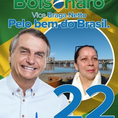 Jesus Cristo é o meu Senhor e o meu Salvador!
Patriota Bolsonarista 🇧🇷🇧🇷🇧🇷🇧🇷
Brasil acima de Tudo, DEUS acima de Todos!