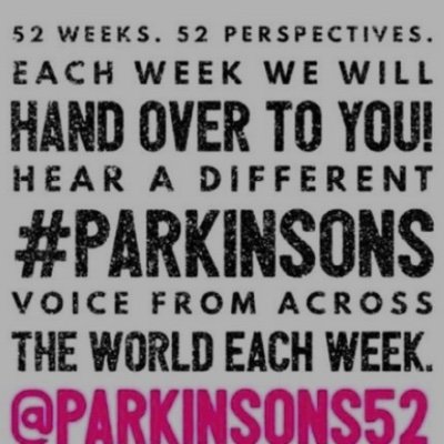 We are @parkinsons52. Sharing a different #parkinsons voice across the world each week for a year in 2023.