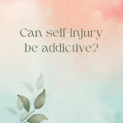 Research based at @OfficialUoM interested in the potentially addictive nature of self-injury