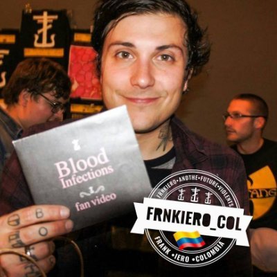 Cuenta dedicada a Frank Iero y sus proyectos
#MCR  #lsdunes #FIATC #FIATFV  击

Página aliada a @mcrcolombia 🖤

FB https://t.co/phdpI7zFcH…