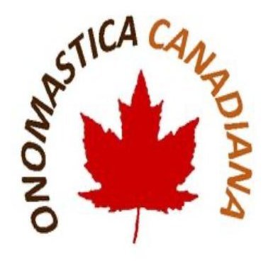 Onomastica Canadiana is the official, bilingual, peer-reviewed journal of the Canadian Society for the Study of Names.