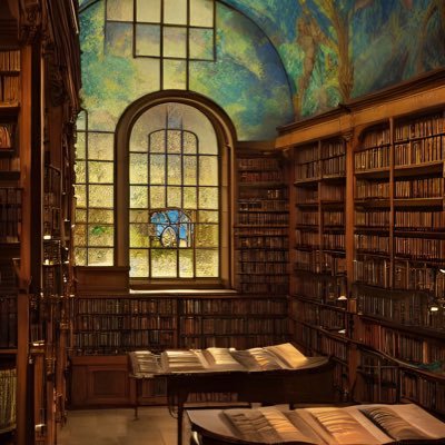 Exploring human generated shrines for words through my creations with AI generated art. The full story of The Library: https://t.co/F1garSzaGA
