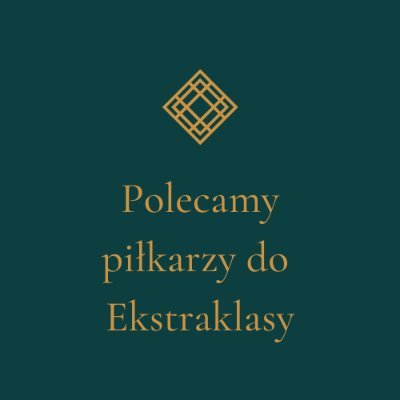 Szukamy ciekawych piłkarzy dla klubów Ekstraklasy ⚽️🇵🇱  Chcemy by nasza liga była coraz mocniejsza a kluby jak najlepiej prezentowały się w Europie 🏆🥇