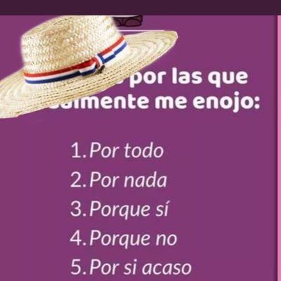 Últimos 30 años los mejores de Chile.
Esta cuenta es amarilla. 💛💜
Dedicada a las cosas del ser.
H²O: DDHH.
En mayo fui por la concerta