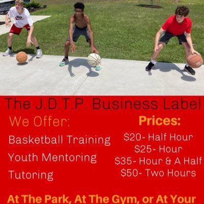 The J.D.T.P. Business Label 📚🏀 Offering Training, Mentoring, & Tutoring Sessions to the Youth 🙌🏿 Contact me at 252-876-7603 or DM for an Appt. 🙏🏿