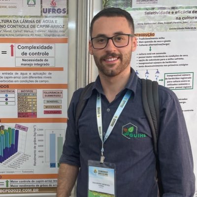 PhD student at GUIHE-UFRGS 🇧🇷  Visiting Scholar at Rothamsted 🇬🇧(weed science, herbicide resistance, molecular biology)