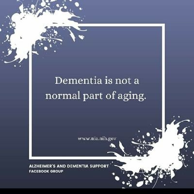 #Let's talk about Alzheimer's/Dementia. 
#DementiaAwarenessEveryday