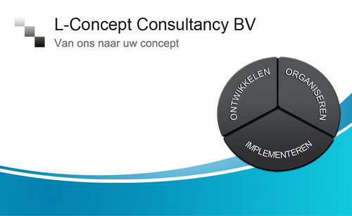 LConceptBV's profile picture. Ontwikkeling organisatie en implementatie van werkwijzen en methoden Gezondheidszorg Management,Advies&Ondersteuning Samen vooruit kijken