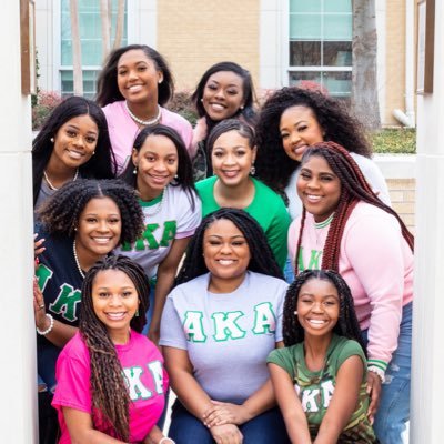 The Kaptivating Kappa Lambda chapter of Alpha Kappa Alpha Sorority, Incorporated, chartered on March 27, 1976 on the campus of Texas Christian University. 💕💚