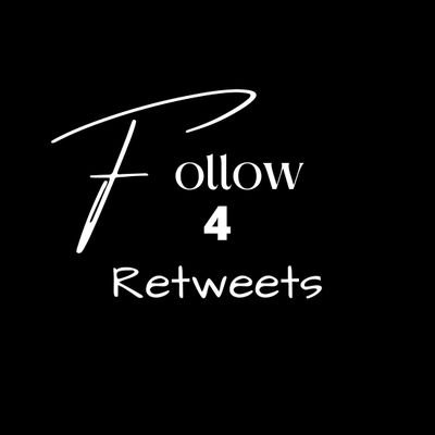 follow4retweet3's profile picture. #Follow and I will #Retweet a message 
After you're following tag me at any time to receive additional retweets.

When you retweet I notice and may pin you!
