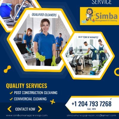 Our professional cleaners are experienced in Post construction and commercial cleaning. We have Canada's Best Cleaning. ☎️2047937268