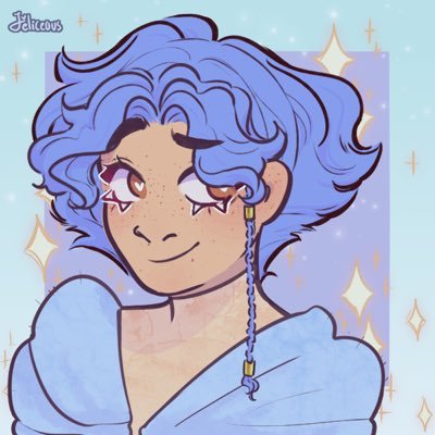 Little Australian Lass that happens to Draw a tad bit too much - They/It - Pfp by Jelicious on picrew