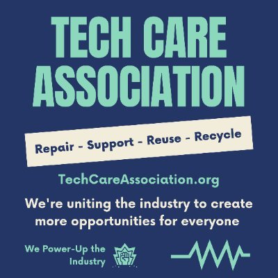 Our #1 job is to serve the #TechCare industry - those in #TechRepair, Support, Reuse & Recycle and help more people find our industry for help. #RightToRepair