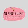 allaboutcric_'s profile picture. For the Cricket fan inside you 😉 🏏 - Timely Match Updates 📊 - Exclusive Stats 😎 - And much much more This is all about your favourite game CRICKET 🏏