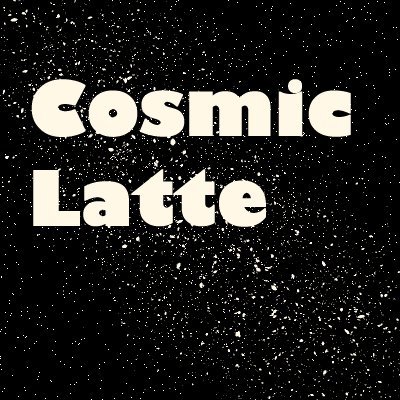 Cosmic Latte Podcast - Kaffeehausgespräche über Astronomie