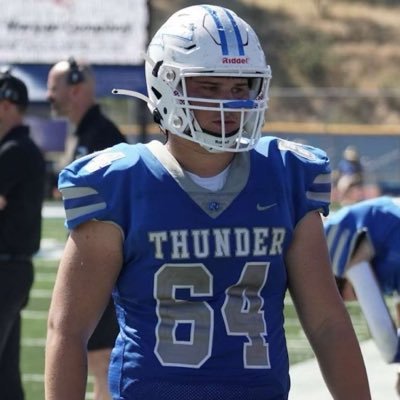 Rocklin High C/O 2024 #64 T/DT 6’2 250 lbs / GPA 3.25l / 2nd Team All League SFL / Team Captain /Cell (916) 844-8903